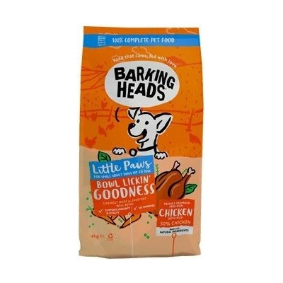 Barking Heads Little Paws Bowl Lickin Good Chicken 2 x 6 kg