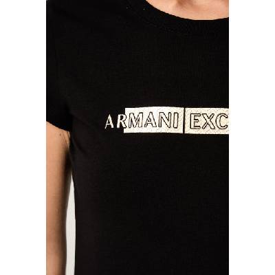 Giorgio Armani тениска дамска от памук с еластан (XW002811.AF16294)