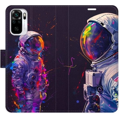 iSaprio Flip Neon Astronaut 02 pro Xiaomi Redmi Note 10 / Note 10S n24na02-FLP2-RmiN10s