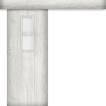 Invado Posuvné dvere na stenu Dolce 3 Orech duro CPL 100 x 197 cm