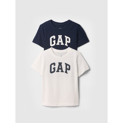 Бебешка тениска с лого, 2 бр. GAP GAP | Mnogotsveten | Момчешки | 12-18 месеца