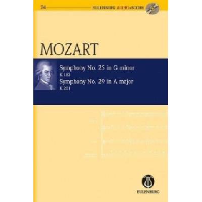 SYMPHONY NO 25 G MINOR SYMPHONY NO 29 A WOLFGANG AMA MOZART