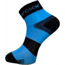 NanoSox AG-TIVE CYKLON ponožky černá+ BU Modrá