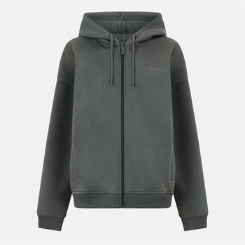 USA Pro Дамски суичър USA Pro Oversized Hoodie Womens - Muted Khaki