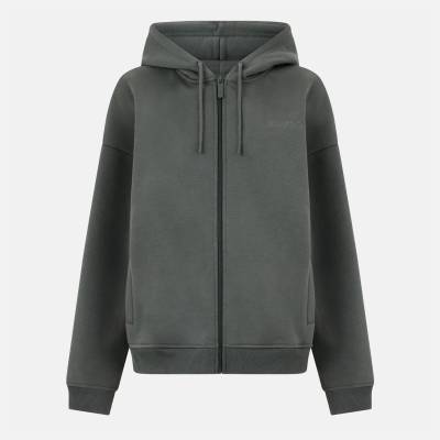 USA Pro Дамски суичър USA Pro Oversized Hoodie Womens - Muted Khaki