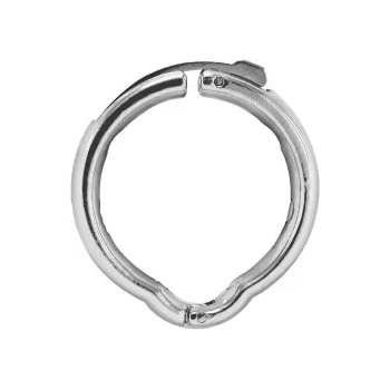 Locked Регулируем пенис пръстен от стомана Locked Cuff 30 до 35 мм