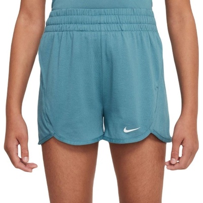 Nike Dri Fit Breezy High Waisted Training Shorts mineral teal/white