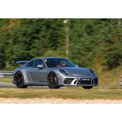 Jízda v Porsche GT3 na velkém závodním okruhu Autodromu Most