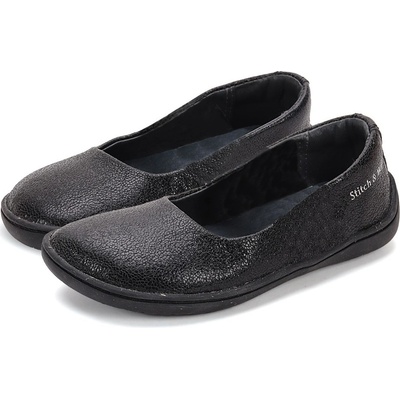Stitch & Walk dámské kožené baleríny H088-51494 Stitch Walk černé