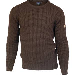 Ivanhoe of Sweden Мъжки вълнен пуловер Ivanhoe of Sweden NLS Petal Male Wool jumper - Coffee Bean (005-4952-0311)