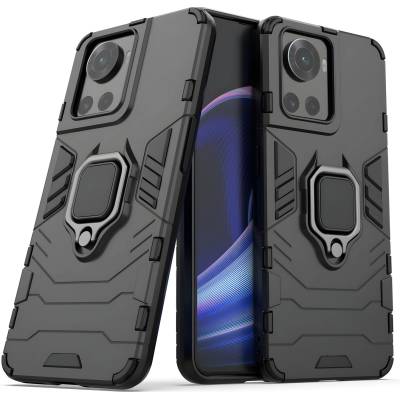 OnePlus Здрав калъф Ring Armor Case за OnePlus Ace - Черен KP24799