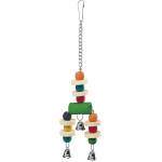 Ferplast Parrot Toy pa4092 - дървена играчка за средни и големи папагали 9 / 3 / 32 cm