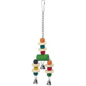 Ferplast Parrot Toy pa4092 - дървена играчка за средни и големи папагали 9 / 3 / 32 cm