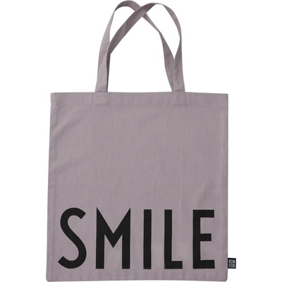 Design Letters Лилава чанта от платно Smile - Design Letters (10502001PURPLSMILE)