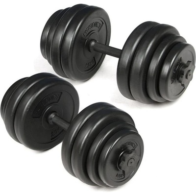 Gyronetics sada jednoručních činek plast 30 kg 25 mm