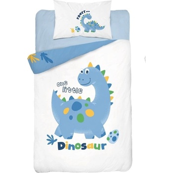 Detexpol obliečky Dino modré 100 x 135 cm 40 x 60 cm