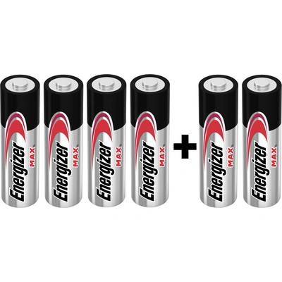 Energizer Батерии Max Power Energizer LR06, AA, 6 Броя (E301534200) (E301534200)