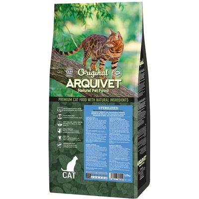 ARQUIVET CAT Original pre sterilizované mačky losos s ryžou 1,5 kg
