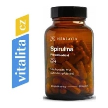 Herbavia Spirulina bylinný prášek 60 kapslí