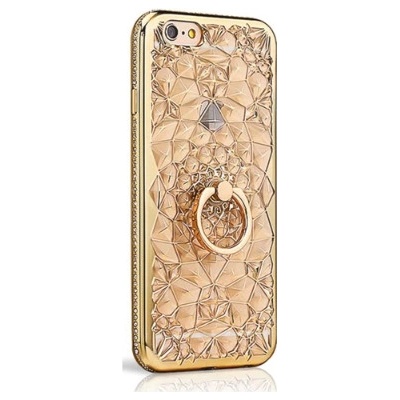 Pouzdro LUXURY DIAMOND GLITER APPLE IPHONE XR Barva: zlaté