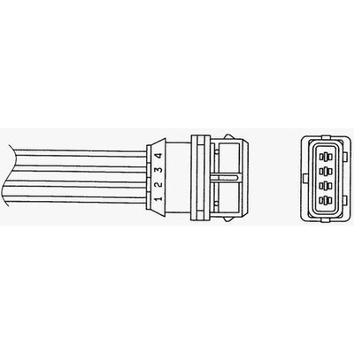 Lambda sonda NGK OTA4N-5D1