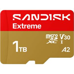 SanDisk microSDXC Extreme 1TB A2/V30 (SDSQXH9-1T00-GZ6MA)