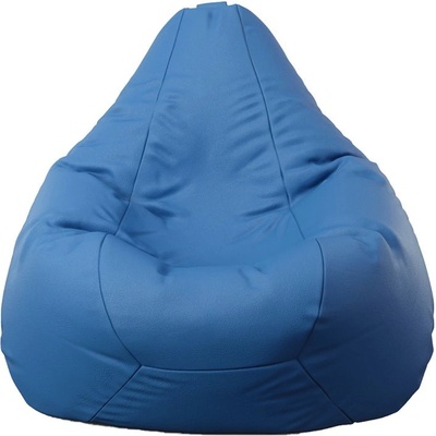 PUFRELAX Пуф, круша, 220л. , Еко кожа, Пълнеж от Полистиролни перли (puf-g-nh-ml-blu)