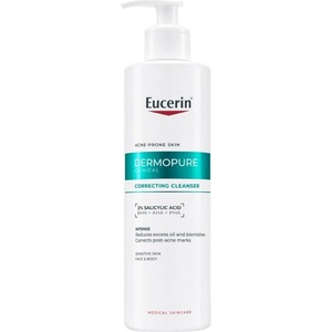 Eucerin DermoPure Clinical Коригиращ измиващ гел за лице и тяло, 400 ml