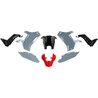 Rtech sada plastov Yamaha čierno-šedo-červená 5 dielov