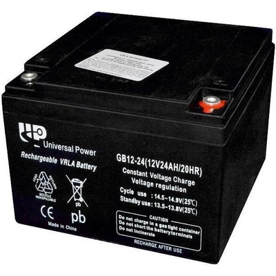 Universal Power 12V 24Ah right+ (989)