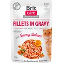 Brit Care Cat Fillets in Gravy with Savory Salmon 24 x 85 g