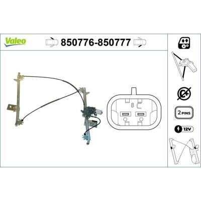 Zvedací zařízení oken VALEO 850776 850776