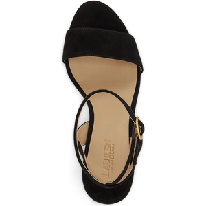 Lauren Ralph Lauren сандали с висок ток от кожа Gracy (802P15730006.001)