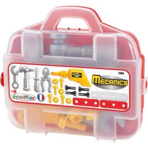 Ecoiffier Комплект Ecoiffier - Куфарче с инструменти, 20 части (7600002303) - baby