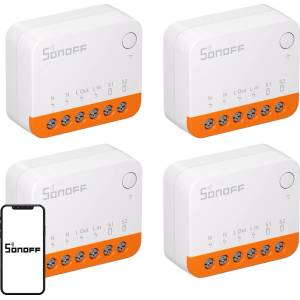 SONOFF Смарт ключ Sonoff MINIR4 Wi-Fi (4 бр. ) (MINIR4 4PACK)