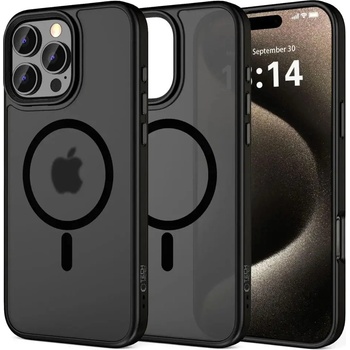 Tech-Protect Калъф Tech-Protect MagMat MagSafe за iPhone 16 Pro Max - черен (5906302311118)