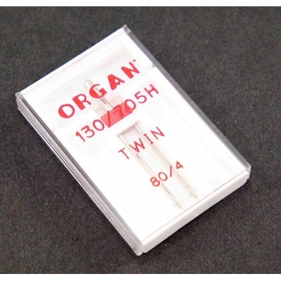 Dvojihla do šijacích strojov ORGAN - 1 ks - veľkosť 4/80