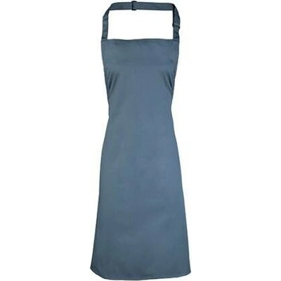 Premier Workwear Klasická zástěra za krk PR150 Steel Pantone 6545 72x86cm