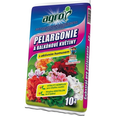 Agro CS na muškáty a iné balkónové kvety 10 l