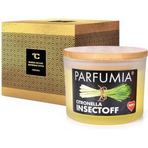 Citronella insectoff | соева свещ за външна употреба | 2 фитила | parfumia® | 400 мл