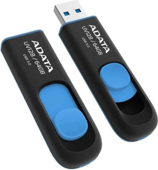 ADATA DashDrive UV128 64GB USB 3.0 (AUV128-64G-RBE)