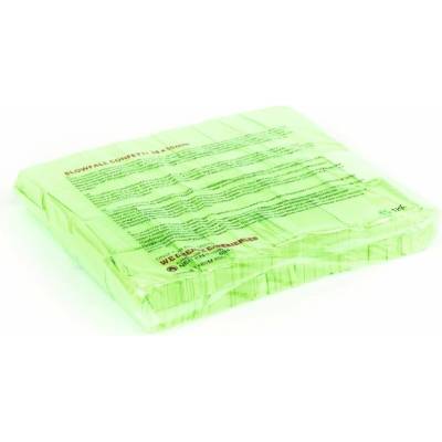 Tcm Fx pomalu padající obdélníkové konfety 55x18mm, neonové-zelené, UV