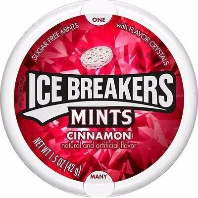 Ice Breakers mentolky s příchutí skořice 42 g