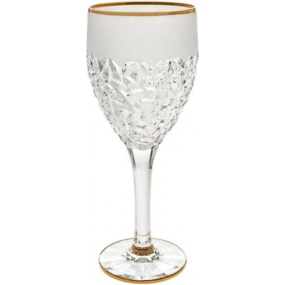 lav LAV Bohemia Jiha BOHEMIA JIHA NICOLETTE GOLD/MAT SKLENICE NA VÍNO SADA 6 x 270 ml