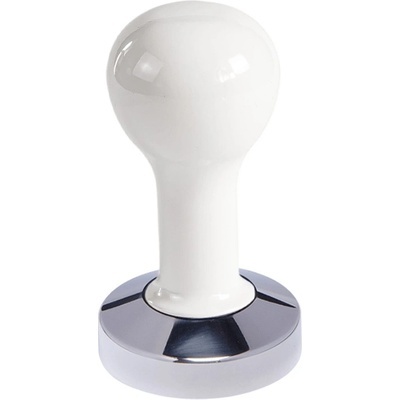 Buna Café tamper kov biely, nerez lesk, plochý 58,55 mm