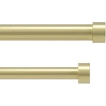 Umbra HK Limited Umbra Двоен корниз cappa - цвят месинг - размер 91-167 см (umbra-1014557-104)