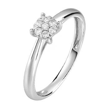 Bliss Златен дамски пръстен с диаманти Bliss 20091819 (20091819)