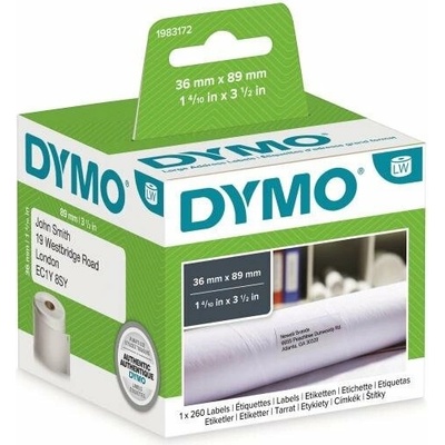 Štítky Dymo LW Standard - permanentní, 36x89 1x260ks [OBALSLEVA]