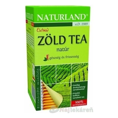 Naturland ZELENÝ ČAJ 20 x 1,5 g
