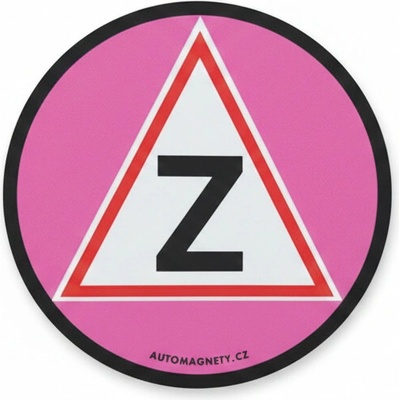 Samolepka Začátečník magnetická růžová – Zboží Dáma